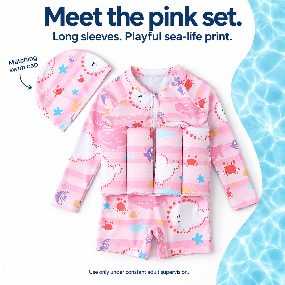 AquaJoy™ Kids Swim Float Suit