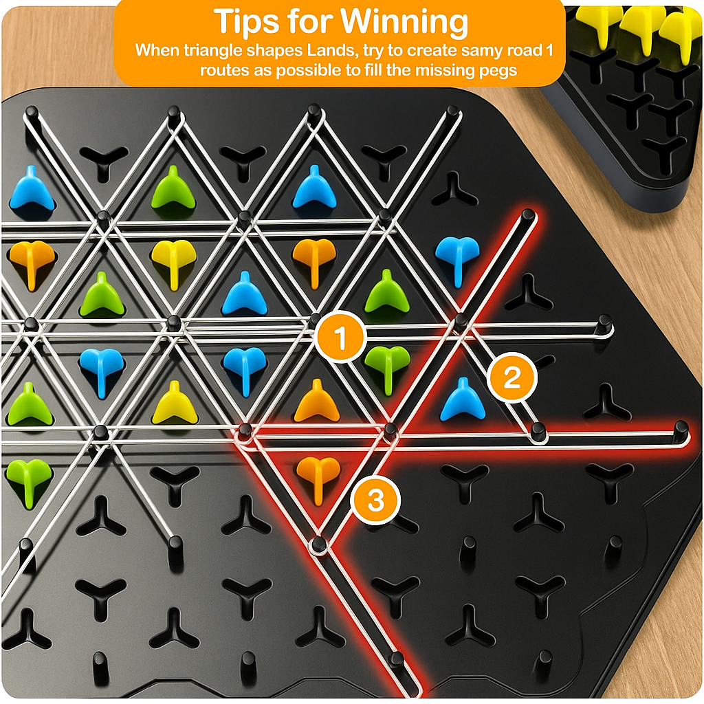 Triangle Chess™ Duel Board Game