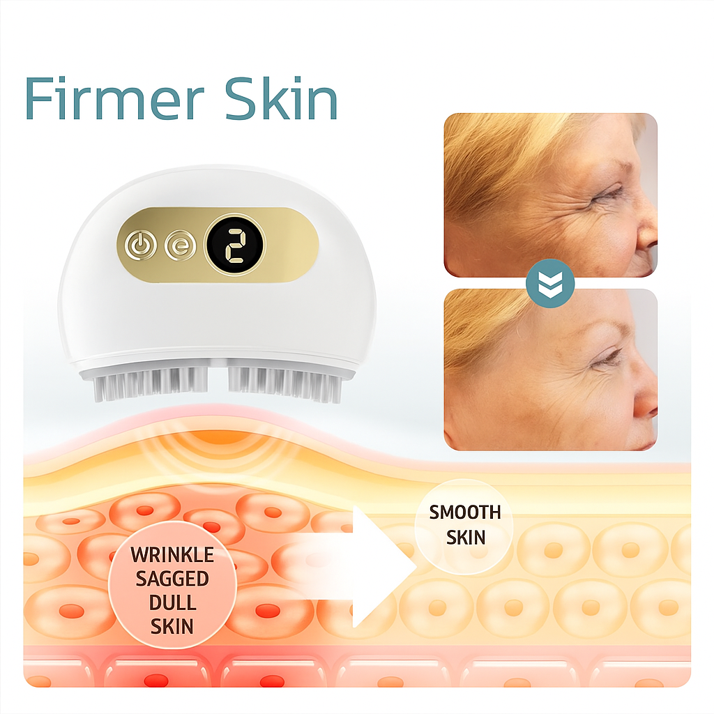 SkinTight Pro™ Facial & Scalp Therapy Massager