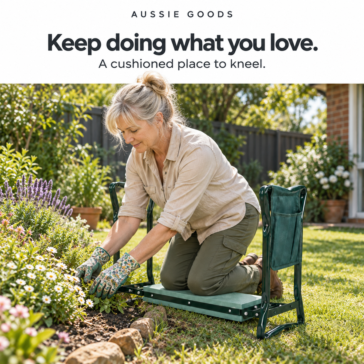 GardenEase™ 2-in-1 Kneeler & Seat