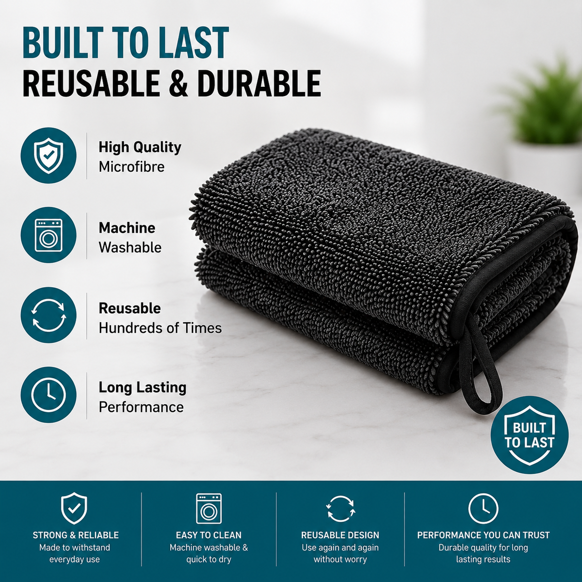 3-in-1 Miracle Drying Cloth X 3 Pcs