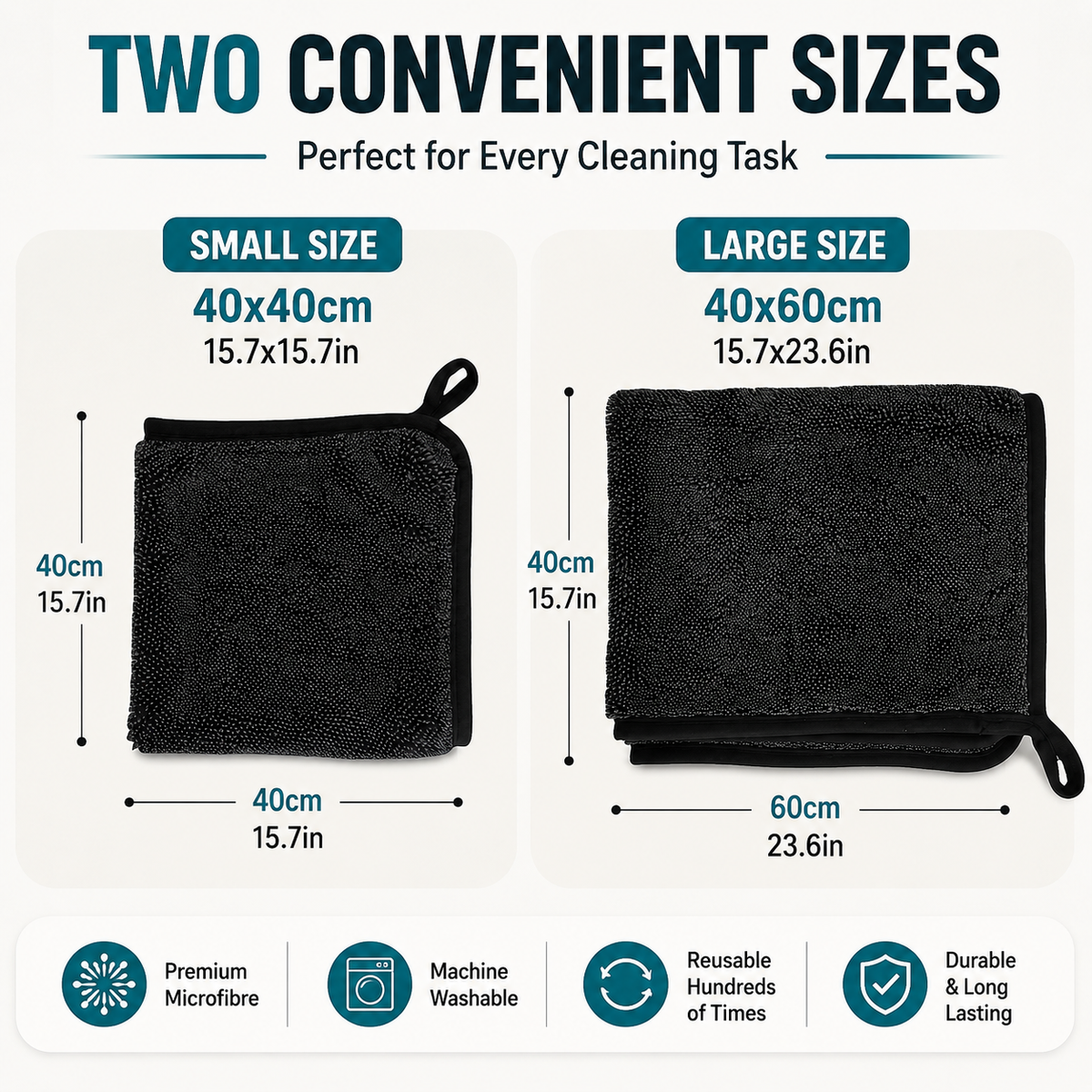 3-in-1 Miracle Drying Cloth X 3 Pcs