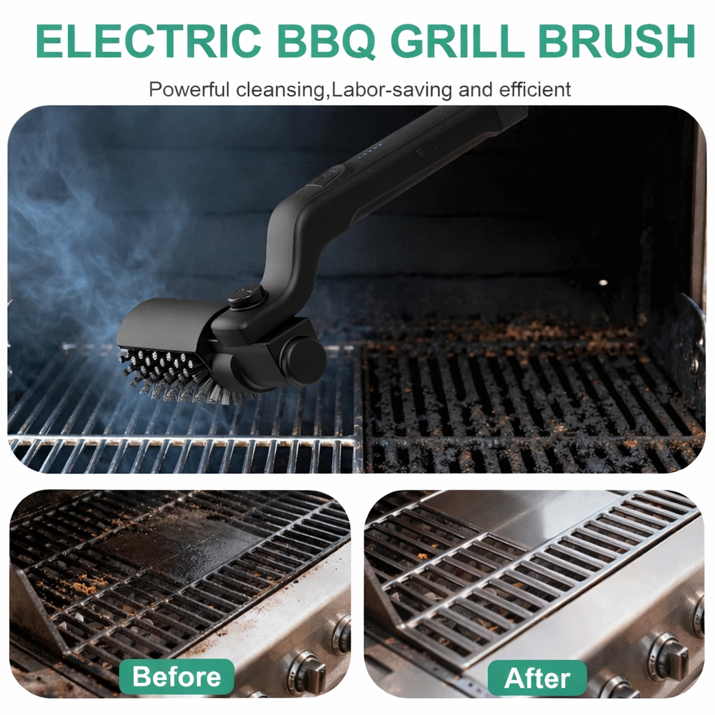GrillMaster Pro Quick PowerScrub Cleaner