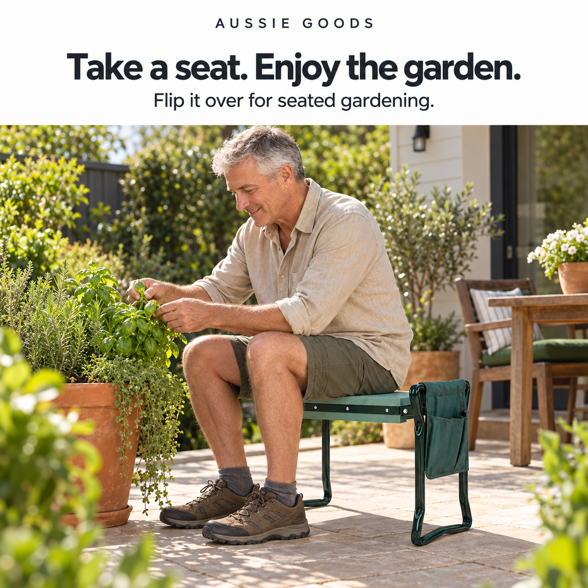 GardenEase™ 2-in-1 Kneeler & Seat