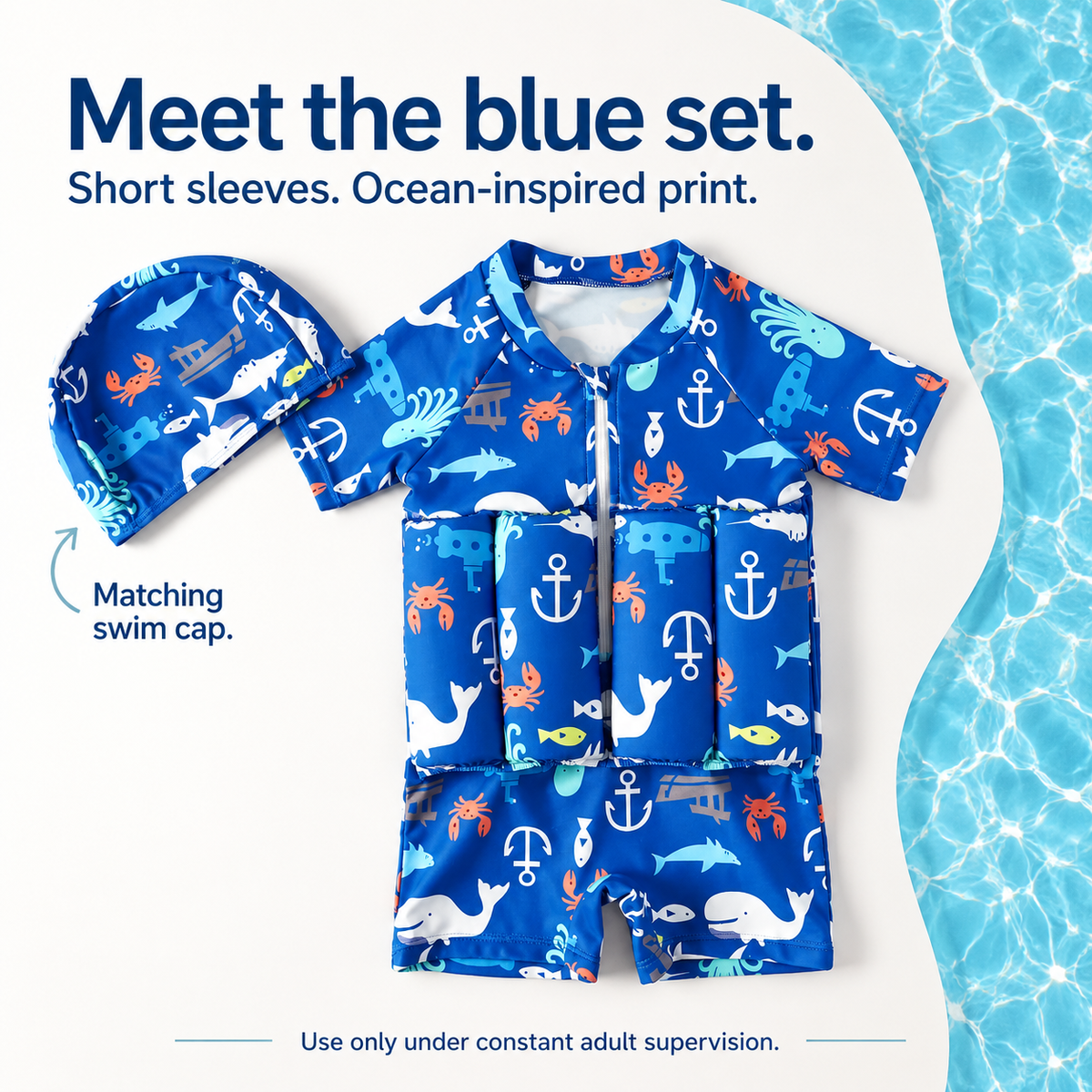 AquaJoy™ Kids Swim Float Suit