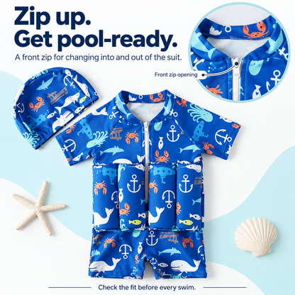 AquaJoy™ Kids Swim Float Suit