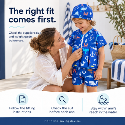 AquaJoy™ Kids Swim Float Suit