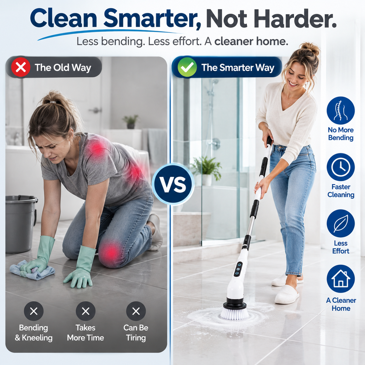 ScrubEase™ Pro Spin Cleaner