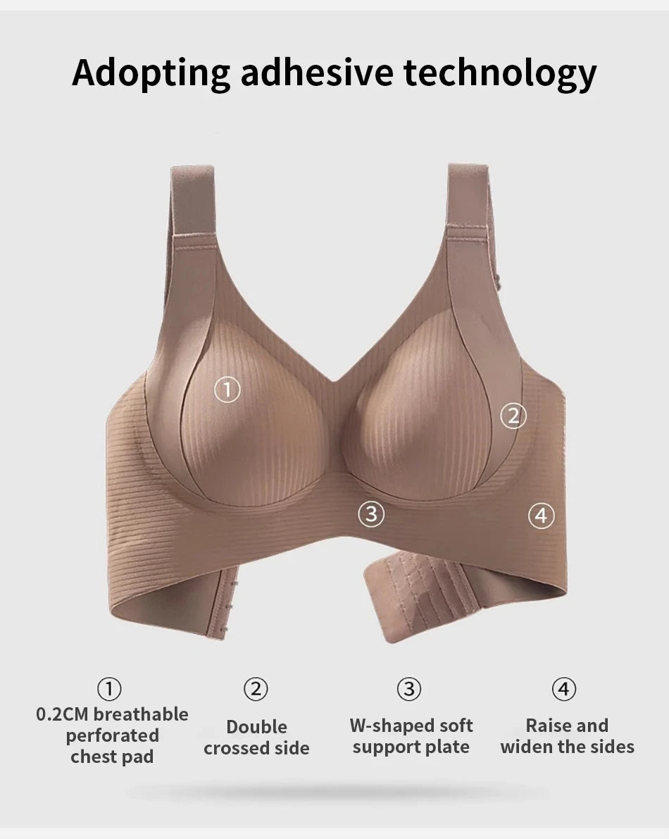 Women's Ribbed Push Up Bra