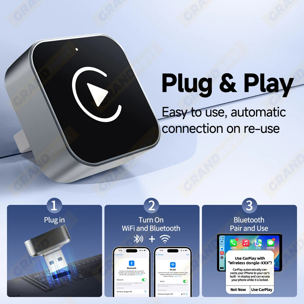2IN1 Wireless CarPlay