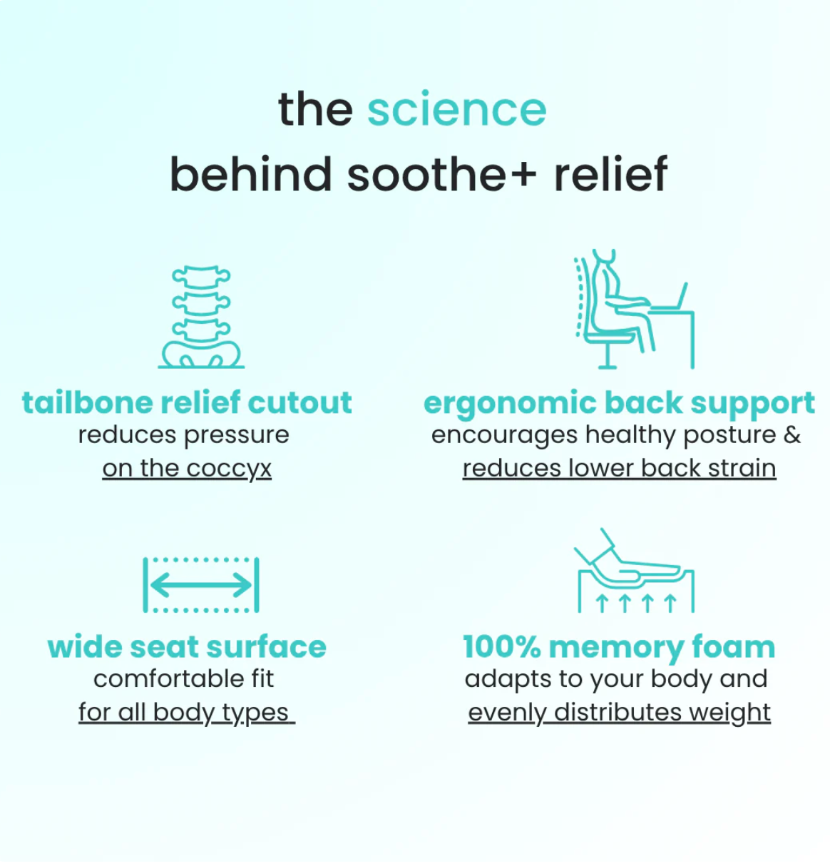 Relive Lower Back Pain seat