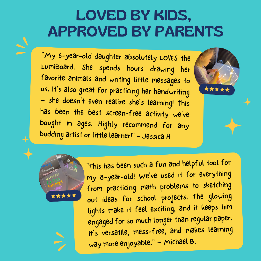 AussieGoods™ Kids Glow Art Board