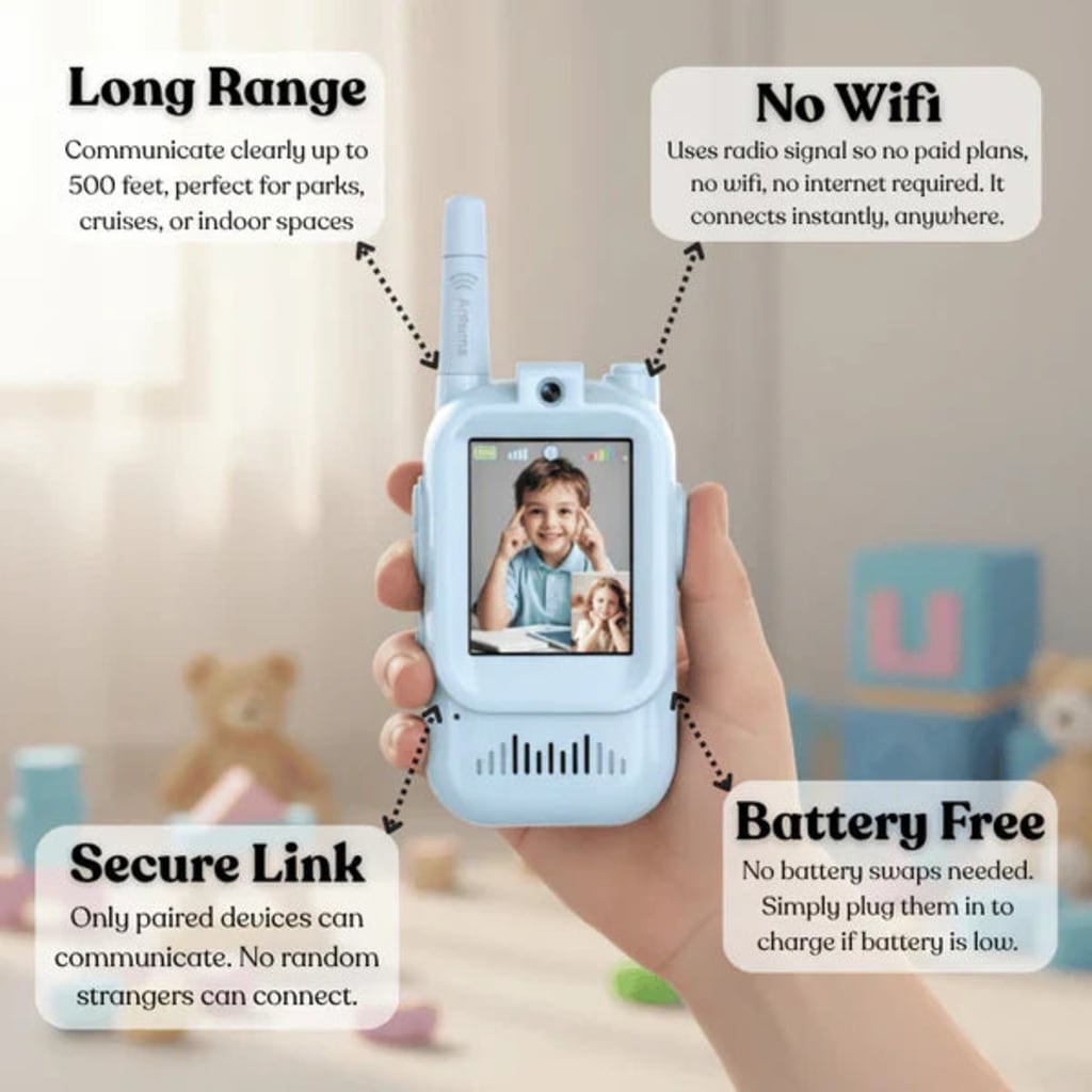 Premium Video Walkie Talkie Pair
