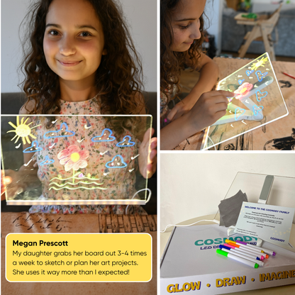AussieGoods™ Kids Glow Art Board