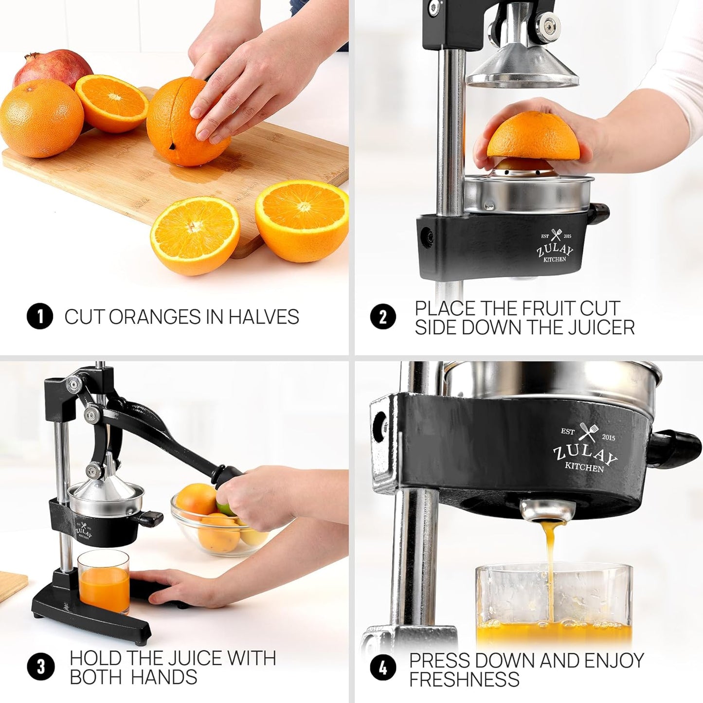 Heavy Duty Cast Iron Citrus Press
