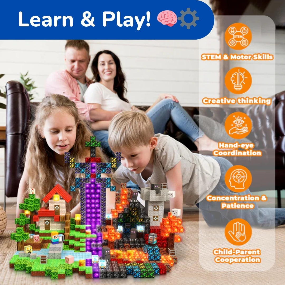 BuildiBlox Magnetic Builder Set