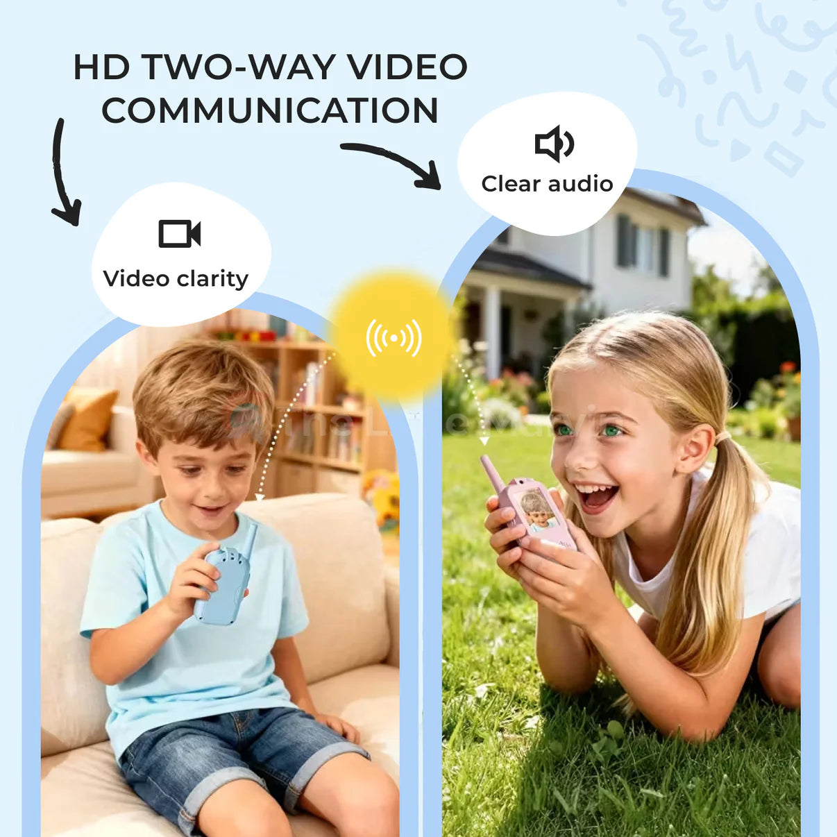 Premium Video Walkie Talkie Pair