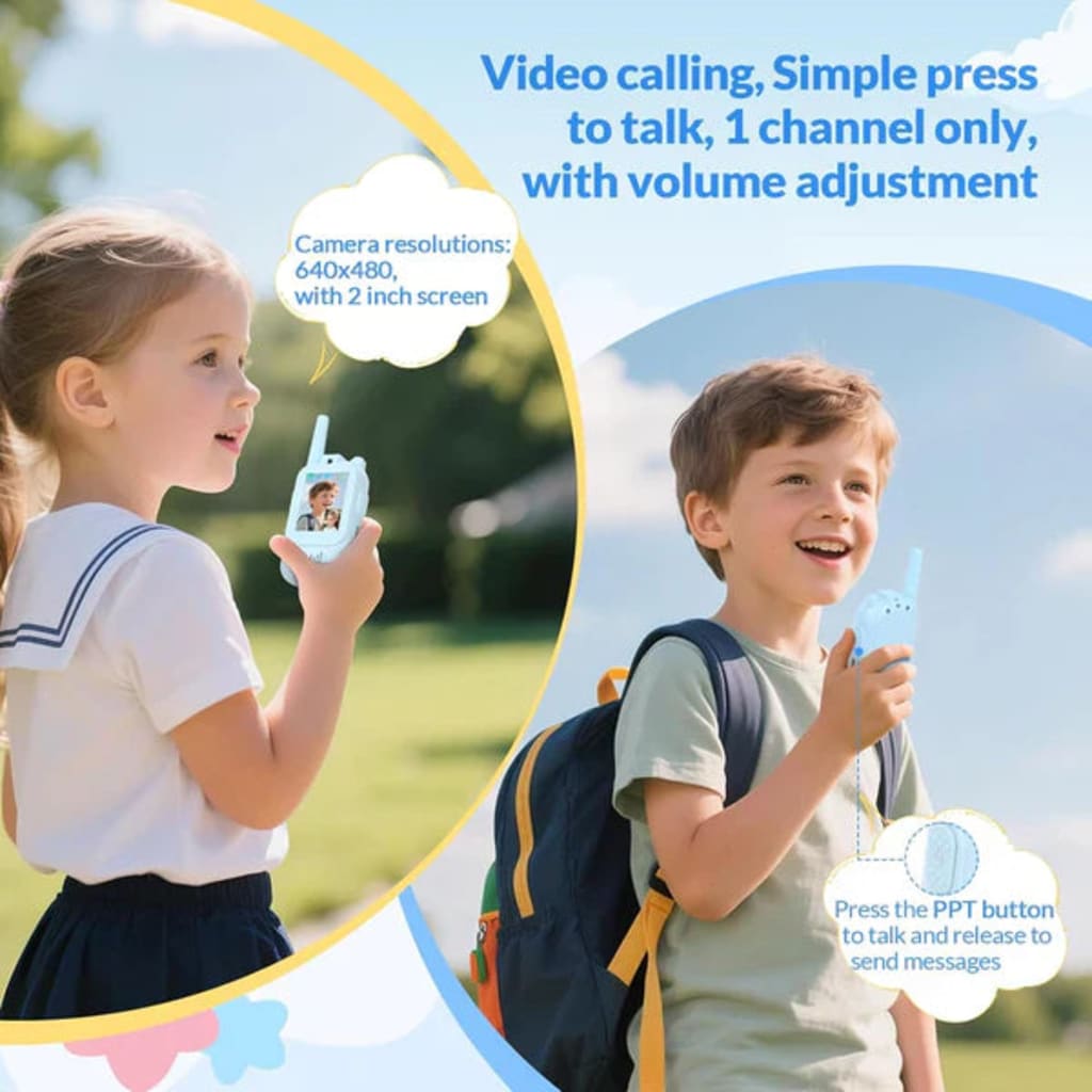 Premium Video Walkie Talkie Pair