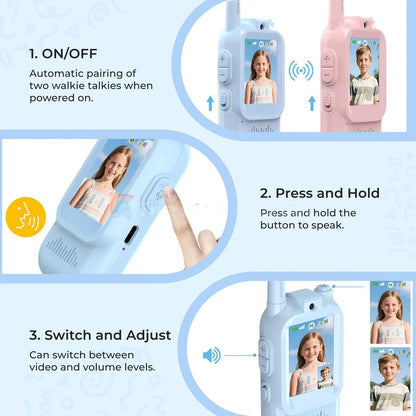 Premium Video Walkie Talkie Pair